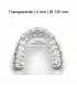 Placa Durasoft pd, PETG-TPU, Ø 125 mm, 4,0 mm, Transparente - Scheu-Dental